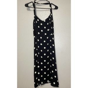 Reformation Black & White Polka Dot Mini Dress
